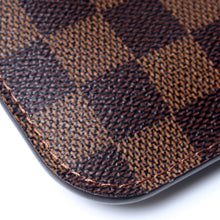 Load image into Gallery viewer, Louis Vuitton Neverfull Damier Ebene Pochette Wristlet Pouch Brown
