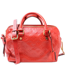 Load image into Gallery viewer, Louis Vuitton Speedy 25 Bandouliere Monogram Empreinte Crossbody Bag Red
