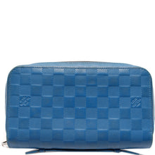 Load image into Gallery viewer, Louis Vuitton Zippy Damier Infini Canvas Wallet Blue
