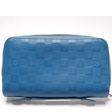 Load image into Gallery viewer, Louis Vuitton Zippy Damier Infini Canvas Wallet Blue
