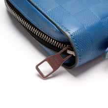 Load image into Gallery viewer, Louis Vuitton Zippy Damier Infini Canvas Wallet Blue
