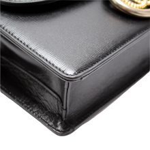 Load image into Gallery viewer, Gucci GG Ring Leather Shoulder Bag Small Black
