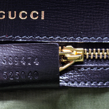 Load image into Gallery viewer, Gucci GG Ring Leather Shoulder Bag Small Black
