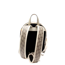 Load image into Gallery viewer, Gucci GG Supreme Les Pommes Leather Backpack Small Bag Beige
