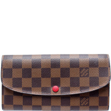 Load image into Gallery viewer, Louis Vuitton Emilie Wallet Damier Ebene Wallet Brown
