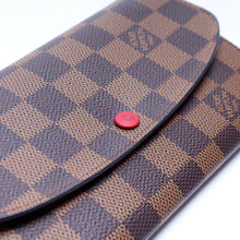 Load image into Gallery viewer, Louis Vuitton Emilie Wallet Damier Ebene Wallet Brown
