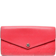 Load image into Gallery viewer, Louis Vuitton Sarah Monogram Empreinte Leather Wallet Pink
