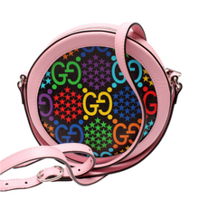 Load image into Gallery viewer, Gucci GG Psychedelic Round Leather Crossbody Bag Multicolor
