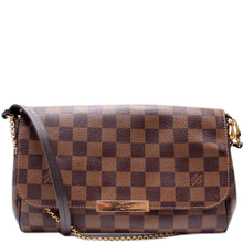 Load image into Gallery viewer, Louis Vuitton Favorite MM Damier Ebene Crossbody Bag Brown
