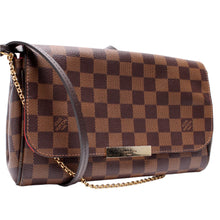 Load image into Gallery viewer, Louis Vuitton Favorite MM Damier Ebene Crossbody Bag Brown
