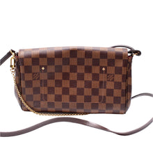 Load image into Gallery viewer, Louis Vuitton Favorite MM Damier Ebene Crossbody Bag Brown
