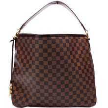 Load image into Gallery viewer, Louis Vuitton Delightful MM Damier Ebene Hobo Bag Brown
