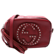 Load image into Gallery viewer, Gucci Soho Disco Leather Crossbody Bag Burgundy
