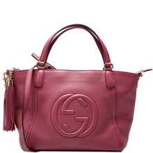 Load image into Gallery viewer, Gucci Soho Leather Crossbody Bag Plum
