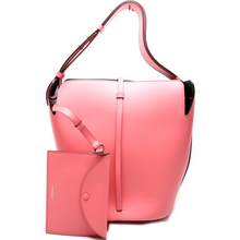 Load image into Gallery viewer, Burberry Supple Leather Medium Bucket Bag Pink
