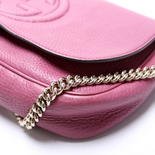 Load image into Gallery viewer, Gucci Soho Chain leather Medium Crossbody Bag Purple
