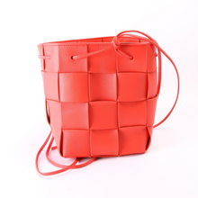 Load image into Gallery viewer, Bottega Veneta Cassette Leather Small Bucket Bag Orange
