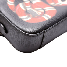 Load image into Gallery viewer, Gucci Leather Snake Messenger Bag Black
