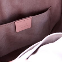 Load image into Gallery viewer, Gucci Marmont Leather Backpack Bag Pink
