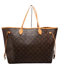 Load image into Gallery viewer, Louis Vuitton Neverfull GM Monogram Canvas Shoulder Bag Brown
