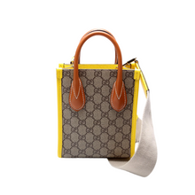 Load image into Gallery viewer, Gucci Interlocking G Heart GG Coated Canvas Mini Tote Bag Multiocolor
