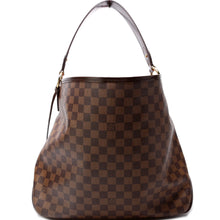 Load image into Gallery viewer, Louis Vuitton Delightful MM Damier Ebene Hobo Bag Brown
