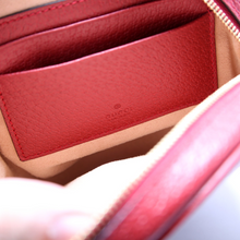 Load image into Gallery viewer, Gucci Ophidia Web Mini Flora Canvas Round Backpack Bag Red
