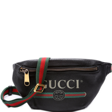 Load image into Gallery viewer, Gucci Retro Leather Belt Bag Black
