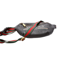 Load image into Gallery viewer, Gucci Retro Leather Belt Bag Black
