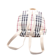 Load image into Gallery viewer, Burberry Nova Check Canvas Small Backpack Bag Beige
