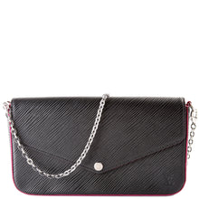 Load image into Gallery viewer, Louis Vuitton Felicie Pochette Epi Leather Crossbody Bag Black
