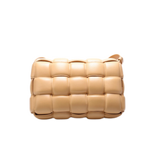 Load image into Gallery viewer, Bottega Veneta Maxi Intrecciato Padded Cassette Shoulder Bag Almond
