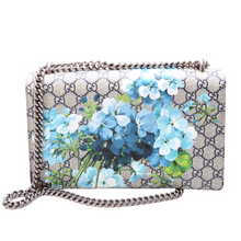 Load image into Gallery viewer, Gucci GG Blooms Dionysus Small Shoulder Bag Blue
