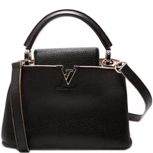 Load image into Gallery viewer, Louis Vuitton Capucines BB Taurillon Shoulder Bag Black
