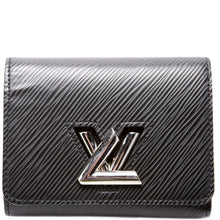 Load image into Gallery viewer, Louis Vuitton Twist Epi Leather Chain Wallet Shoulder Bag Black
