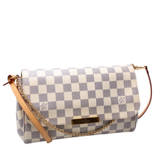 Load image into Gallery viewer, Louis Vuitton Favorite MM Damier Azur Crossbody Bag White
