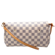 Load image into Gallery viewer, Louis Vuitton Favorite MM Damier Azur Crossbody Bag White
