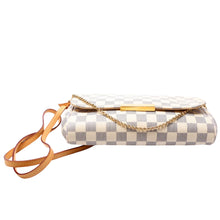 Load image into Gallery viewer, Louis Vuitton Favorite MM Damier Azur Crossbody Bag White
