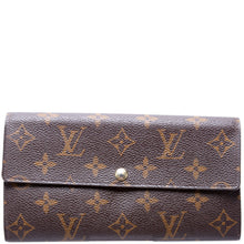 Load image into Gallery viewer, Louis Vuitton Sarah Vintage Monogram Canvas Wallet Brown
