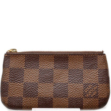 Load image into Gallery viewer, Louis Vuitton Pochette Cles Damier Ebene Wallet Brown
