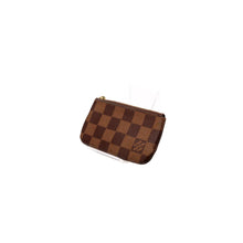 Load image into Gallery viewer, Louis Vuitton Pochette Cles Damier Ebene Wallet Brown
