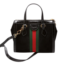 Load image into Gallery viewer, Gucci Ophidia Small Suede Leather Tote Bag Black
