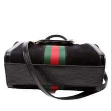 Load image into Gallery viewer, Gucci Ophidia Small Suede Leather Tote Bag Black
