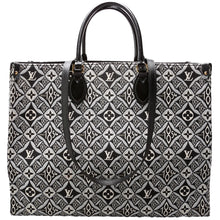 Load image into Gallery viewer, Louis Vuitton Onthego GM 1854 Jacquard Tote Bag Grey
