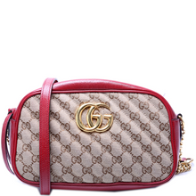 Load image into Gallery viewer, Gucci Marmont Small Canvas Camera Bag Brown
