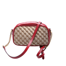 Load image into Gallery viewer, Gucci Marmont Small Canvas Camera Bag Brown
