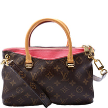 Load image into Gallery viewer, Louis Vuitton Pallas BB Monogram Canvas Shoulder Bag Brown
