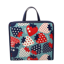 Load image into Gallery viewer, Gucci Kids Line Strawberry Coated Canvas Tote Bag Multicolor

