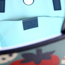 Load image into Gallery viewer, Gucci Kids Line Strawberry Coated Canvas Tote Bag Multicolor
