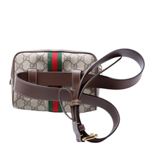 Load image into Gallery viewer, Gucci Ophidia GG Supreme Coated Canvas Mini Belt Bag Brown
